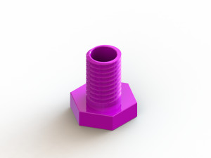 bolt pencil case 3d Model do druku 3D