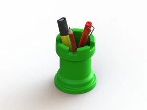 unique chess pencil case 3d print model 3D Print Model