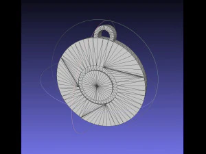 keychain chrome 3D Print Model