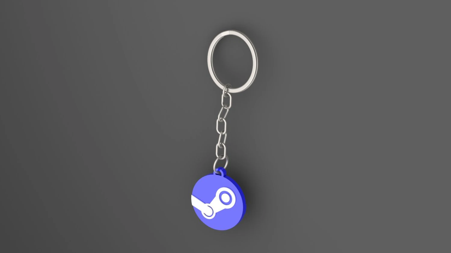 keychain steam 3D Print Model .c4d .max .obj .3ds .fbx .stl .blend 