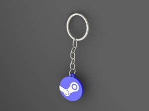 keychain steam 3D प्रिंट मॉडल