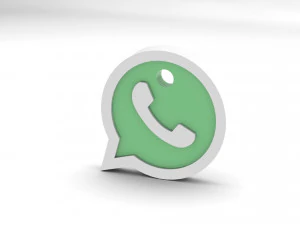 WhatsApp keychain 3D print model 3D print model 3D print model 3D Print Model