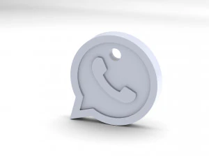 WhatsApp keychain 3D print model 3D print model 3D print model 3D Print Model