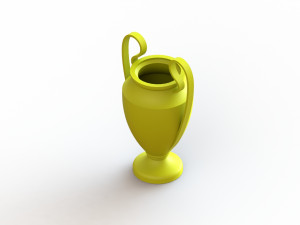 Miniature Champions League Trophy 3Dプリントモデル