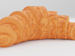 croissant 3D 모델