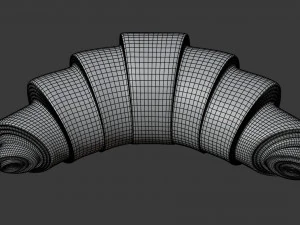 croissant 3D Model