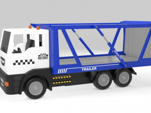 toy car transporter 3D 模型