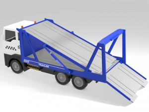 toy car transporter 3D Model