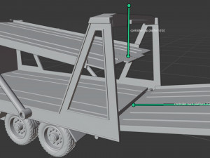 toy car transporter 3D Model