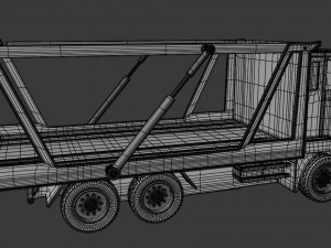 toy car transporter 3D Model