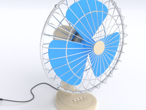 desktop fan 3D 模型