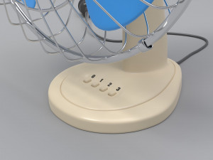 desktop fan 3D 모델