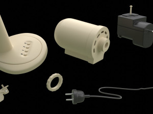 desktop fan 3D 모델