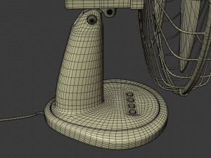 desktop fan 3D 모델