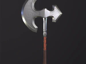 3D Battle axe game-ready 3D Model