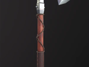 3D Battle axe game-ready 3D Model