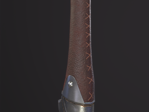 3D Battle axe game-ready 3D Model