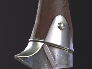 3D Battle axe game-ready 3D Model