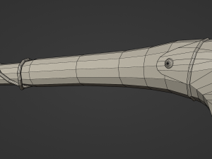 3D Battle axe game-ready 3D Model