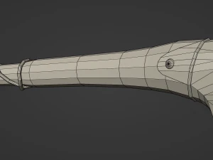 3D Battle axe game-ready 3D Model