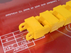 cintur&oacute;n de cables para organizaci&oacute;n de cables Modelo 3D