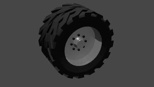 off-road wheel 3D Model .c4d .max .obj .3ds .fbx .stl .blend