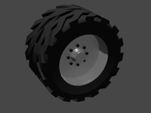 roda fora de estrada Modelo 3D