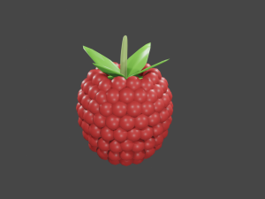 raspberry 3D 模型