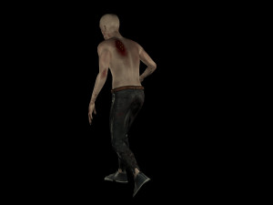Zombie skeleton 3D-Modell