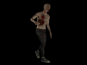 Zombie skeleton 3D-Modell