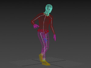 Zombie skeleton 3D-Modell