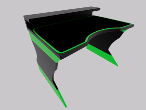gamer table 3D 模型