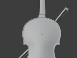 वायलिन 3D मॉडल