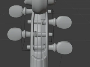 वायलिन 3D मॉडल