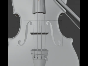 वायलिन 3D मॉडल