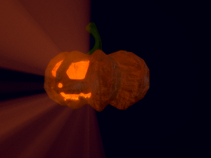 jacks halloween pumpkin lamp pbr game ready low-poly Modelo 3D