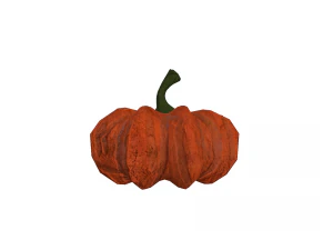 jacks halloween pumpkin lamp pbr game ready low-poly 3D Model