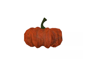jacks halloween pumpkin lamp pbr game ready low-poly 3D Model
