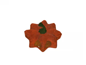 jacks halloween pumpkin lamp pbr game ready low-poly 3D Model