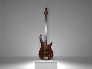 bass guitar 3D Modell