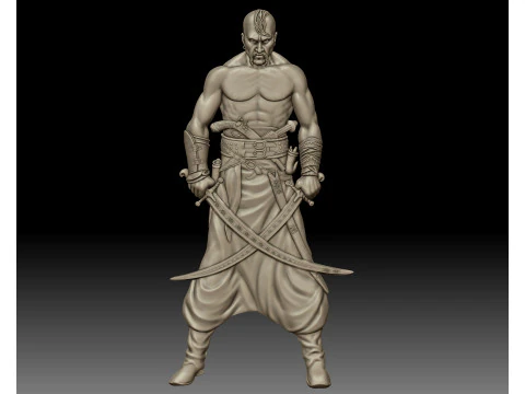 CNC router veya 3D yazıcı i&ccedil;in Ukraynalı kazak kısma 3D Baskı Modeli