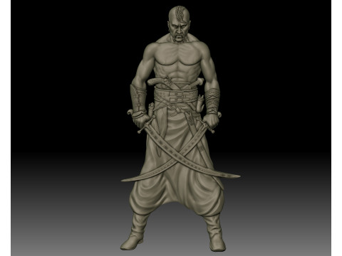 Ukrainian cossack bas-relief for CNC router or 3D printer 3D Принт Модель