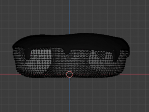 blue donut 3D 模型