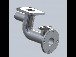 flange pipe 3D Print Model