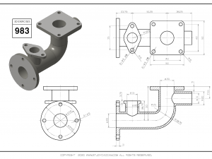 flange pipe 3D Print Model