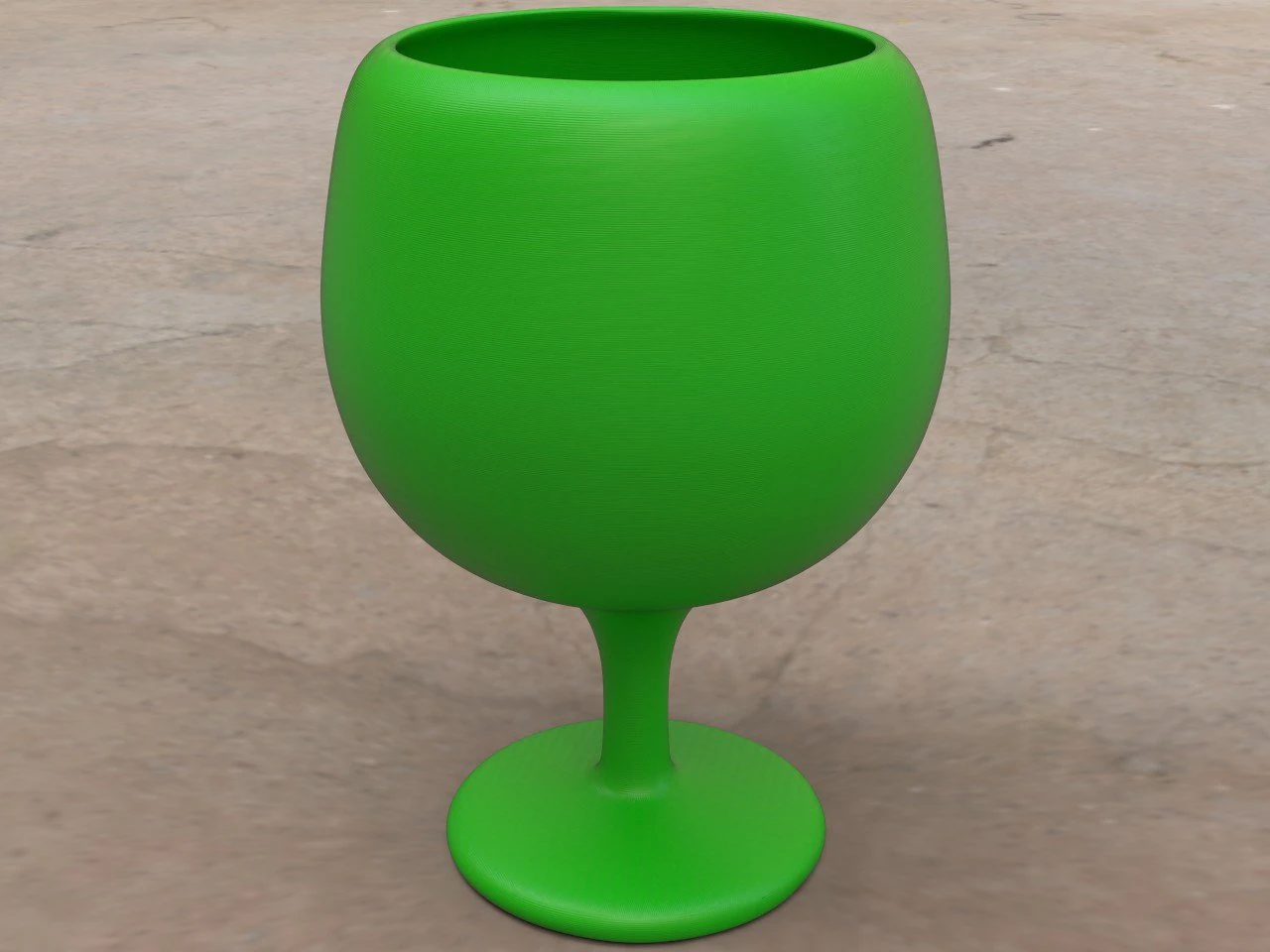 pre-hollowed bola grande 1 plain 3D Print Model .c4d .max .obj .3ds .fbx .stl .blend 