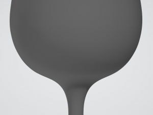 pre-hollowed bola grande 1 plain 3D-Druckmodell