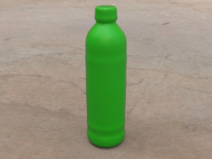non-hollowed bottle 3 plain 3D Print Model