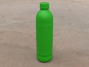 non-hollowed bottle 3 plain 3D Принт Модель