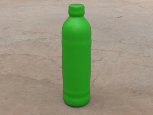 botol tidak berlubang 3 polos Model Cetak 3D